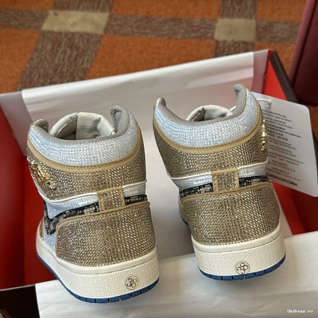 Shoes Designed Diamond Jordan 0706